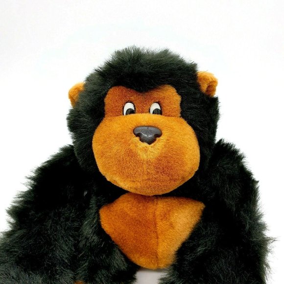 Hanging Swinging Gorilla Toy Plush T-W Co Vintage Collectable Jungle Child Bed - Picture 8 of 8